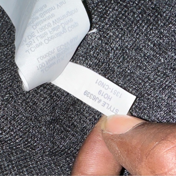 J.Crew Womens XS Juliette Merino Wool Collarless Sweater Blazer Gray Open Front - Picture 7 of 10